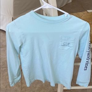 Long sleeve vineyard vines boys 7/girls 8.